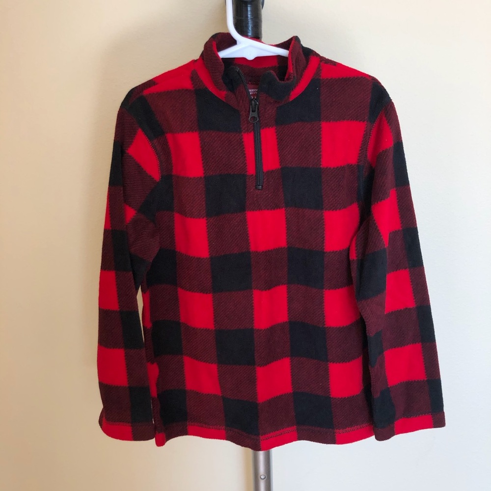BOYS quarter zip sweater